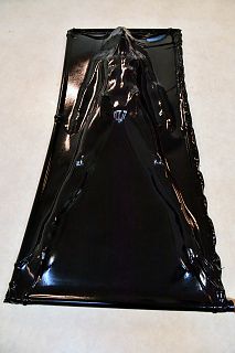 A petrified human insect?