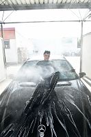 Car wash - enjoy the water without a gasmask!