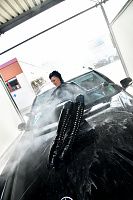 Car wash - enjoy the water without a gasmask!